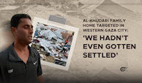 Al-Khudari family home targeted in western Gaza City: 'We hadn't even gotten settled'