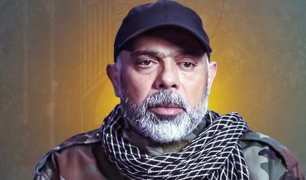 This undated photo, released by Hezbollah Military Media on Sunday, Nov. 23, 2025, shows Hezbollah senior commander Haytham Ali Tabtabai "Sayyed Abu Ali." (Hezbollah Military Media vía AP)