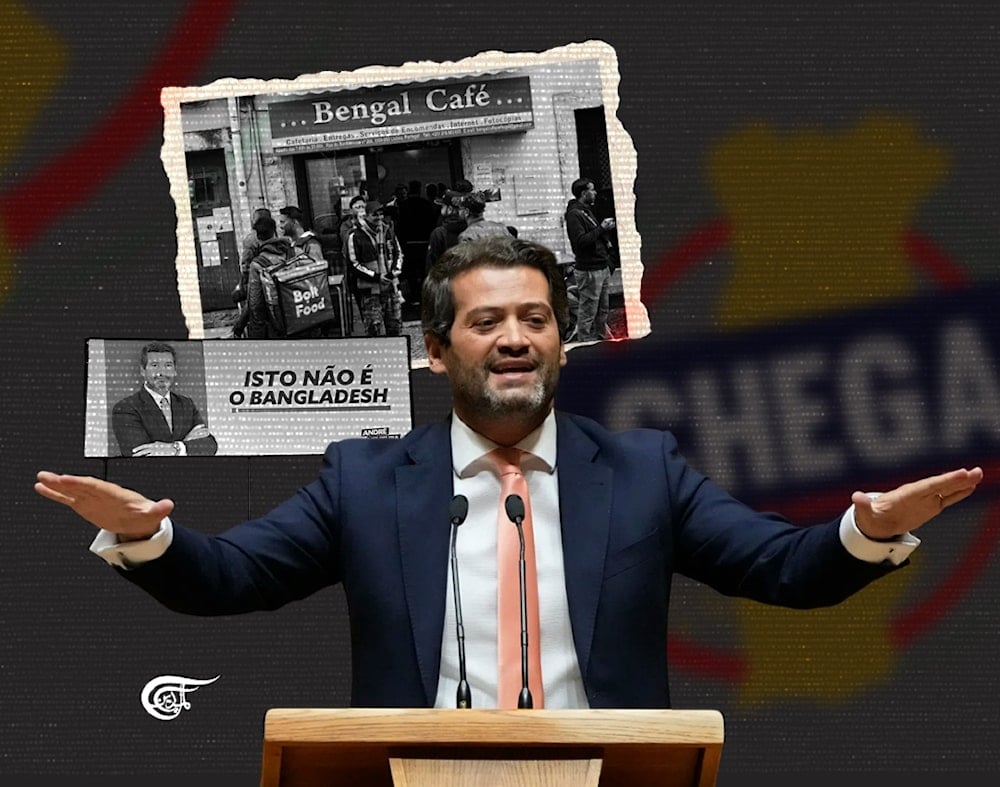 With CHEGA’s steady march to power and the increasing mainstreaming of racist rhetoric, behaviours and government policies, “visible minorities” are in for a rough time. (Al Mayadeen English; Illustrated by Batoul Chamas)