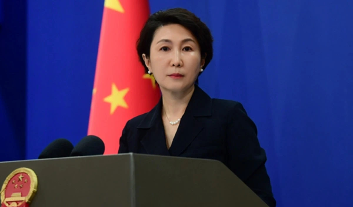 Chinese foreign ministry spokesperson Mao Ning during her regular press conference on November 19, 2025. (China MFA)