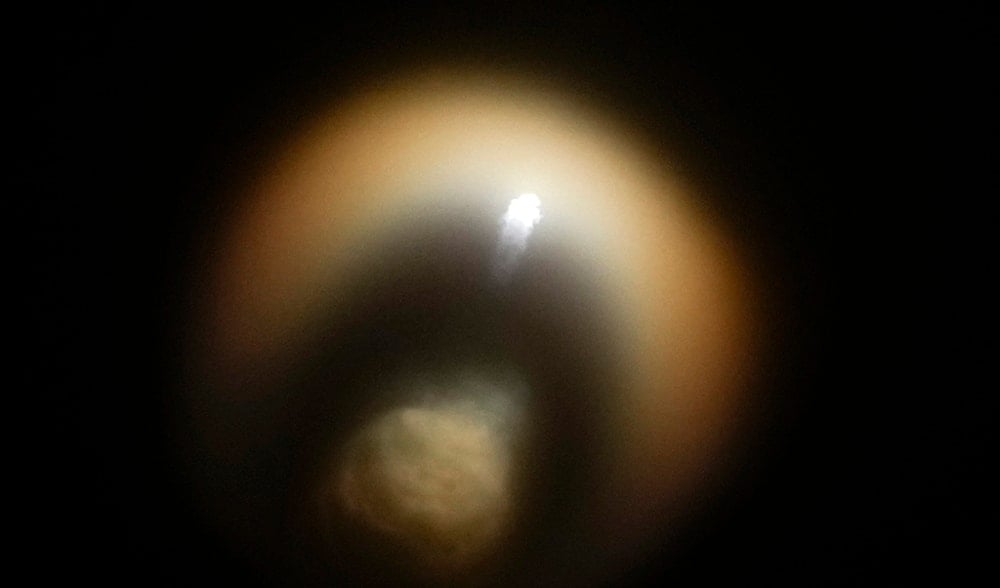 A SpaceX Falcon 9 rocket with a payload of Starlink V2 Mini internet satellites breaks the sound barrier as it lifts off from Launch Complex 40 at the Cape Canaveral Space Force Station in Cape Canaveral, Fla., July 23, 2023. (AP)