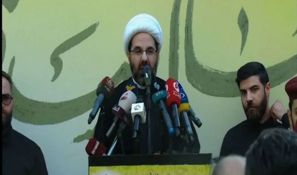 Hezbollah, Resistance supporters bid farewell to commander Tabatabai