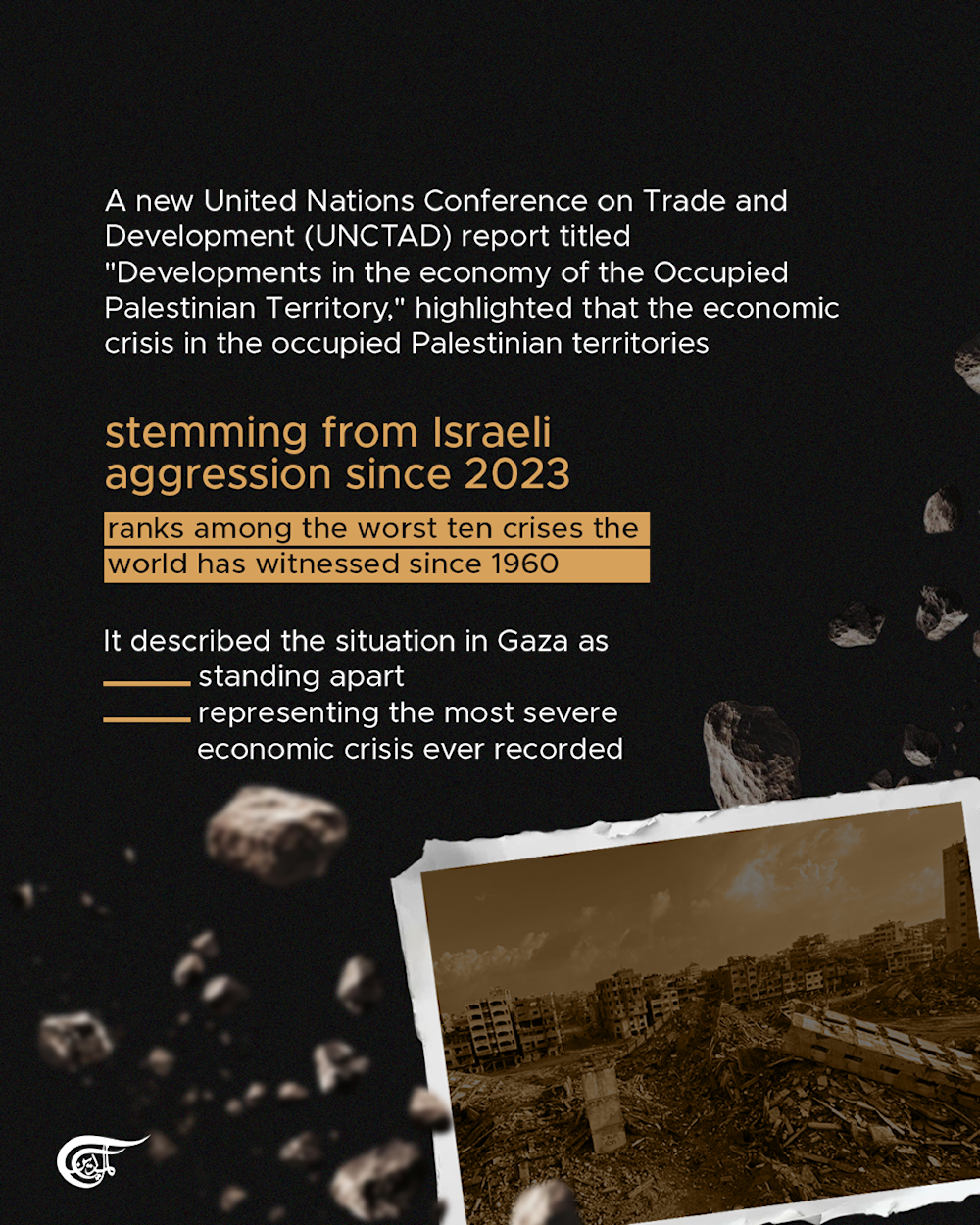 Gaza & West Bank: Economic collapse in top 10 global crises since 1960: UNCTAD report