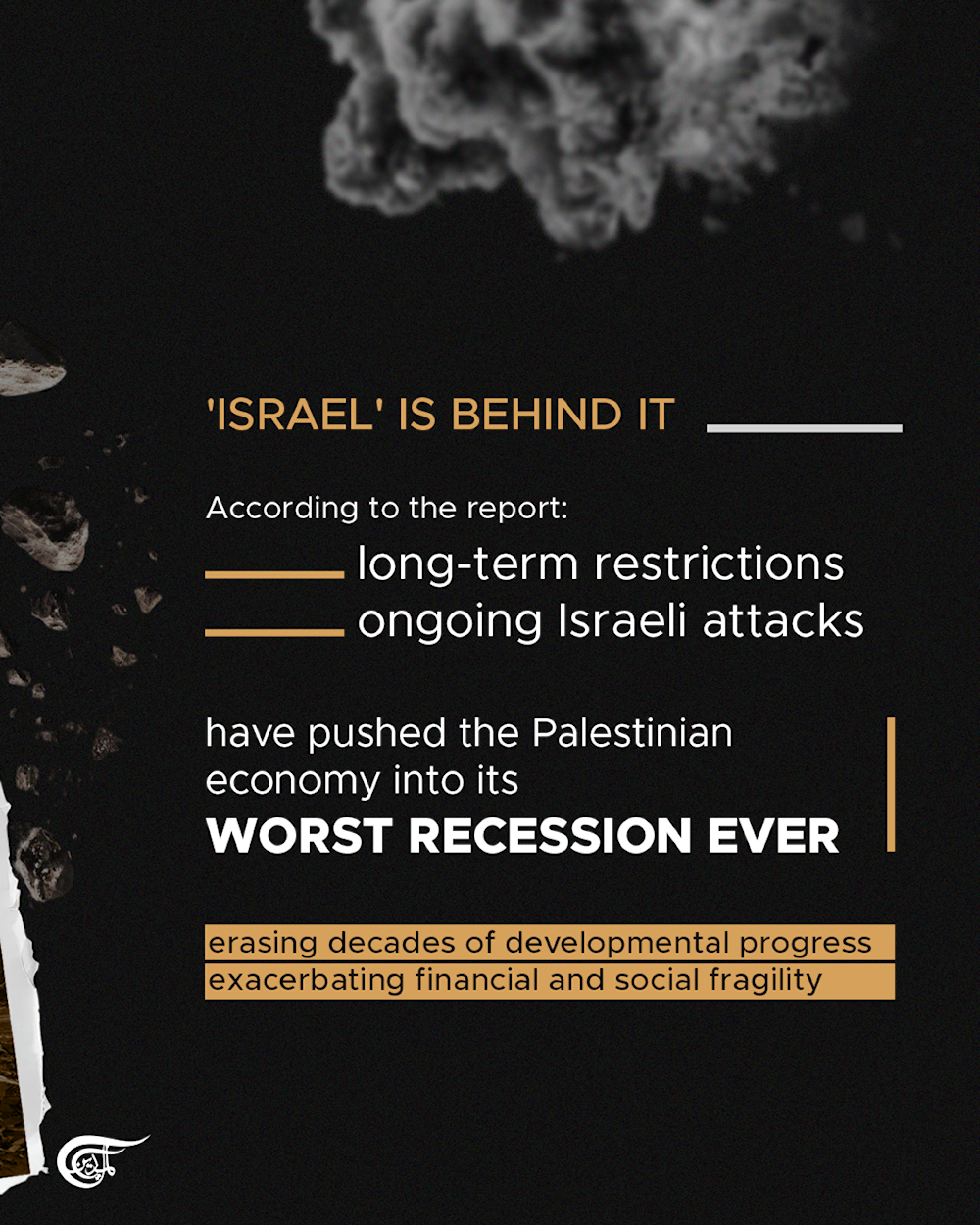 Gaza & West Bank: Economic collapse in top 10 global crises since 1960: UNCTAD report