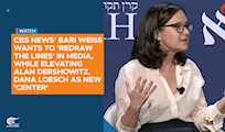 CBS' Bari wants to 'redraw lines' in media, but elevates Alan Dershowitz, as new 'center'