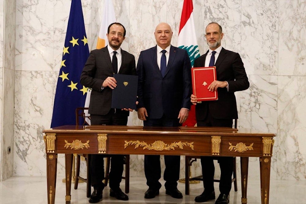Lebanon and Cyprus sign landmark deal to demarcate maritime border