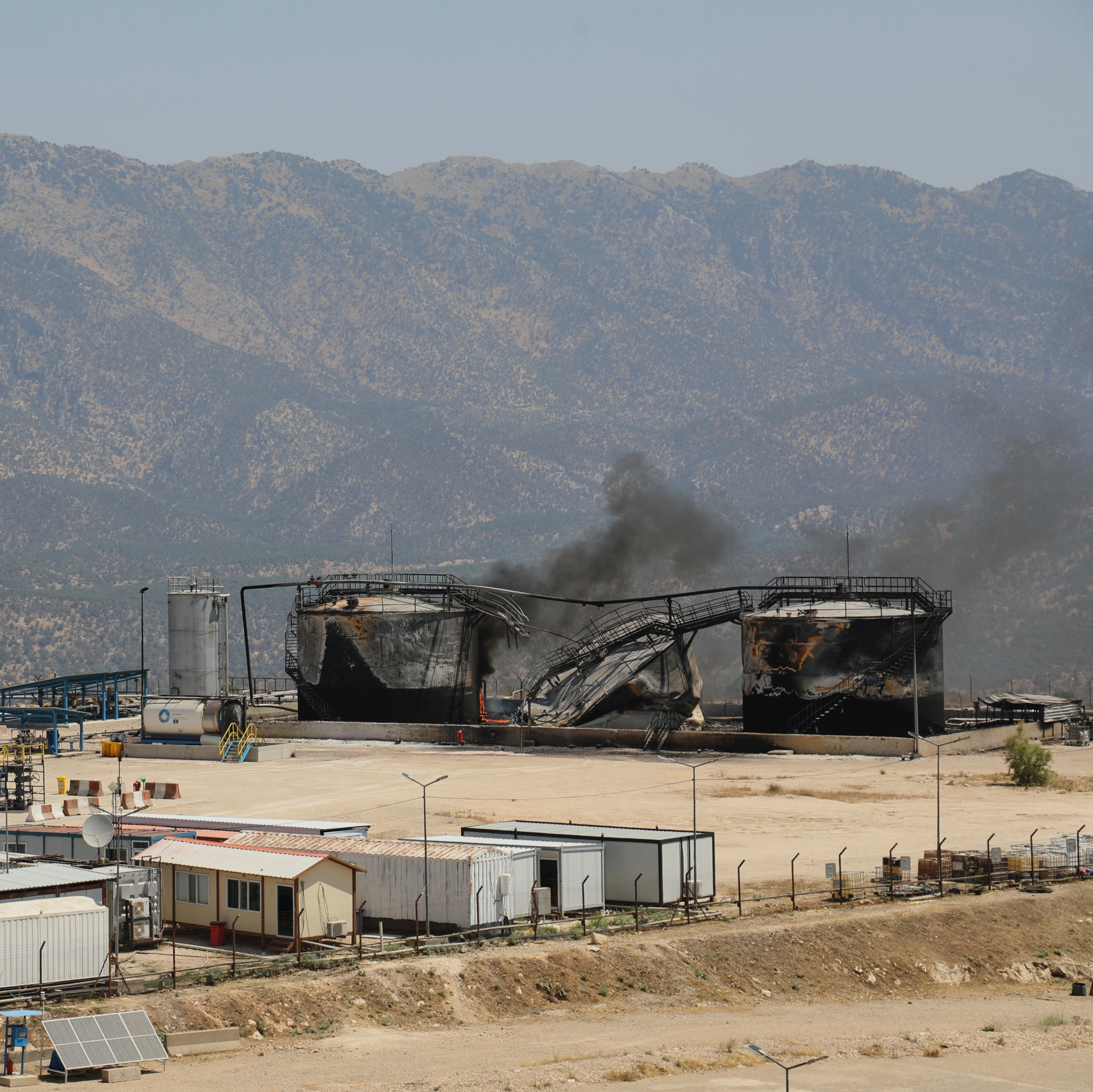 A Drone attack halts gas exports from Khor Mor field in Iraqi Kurdistan.