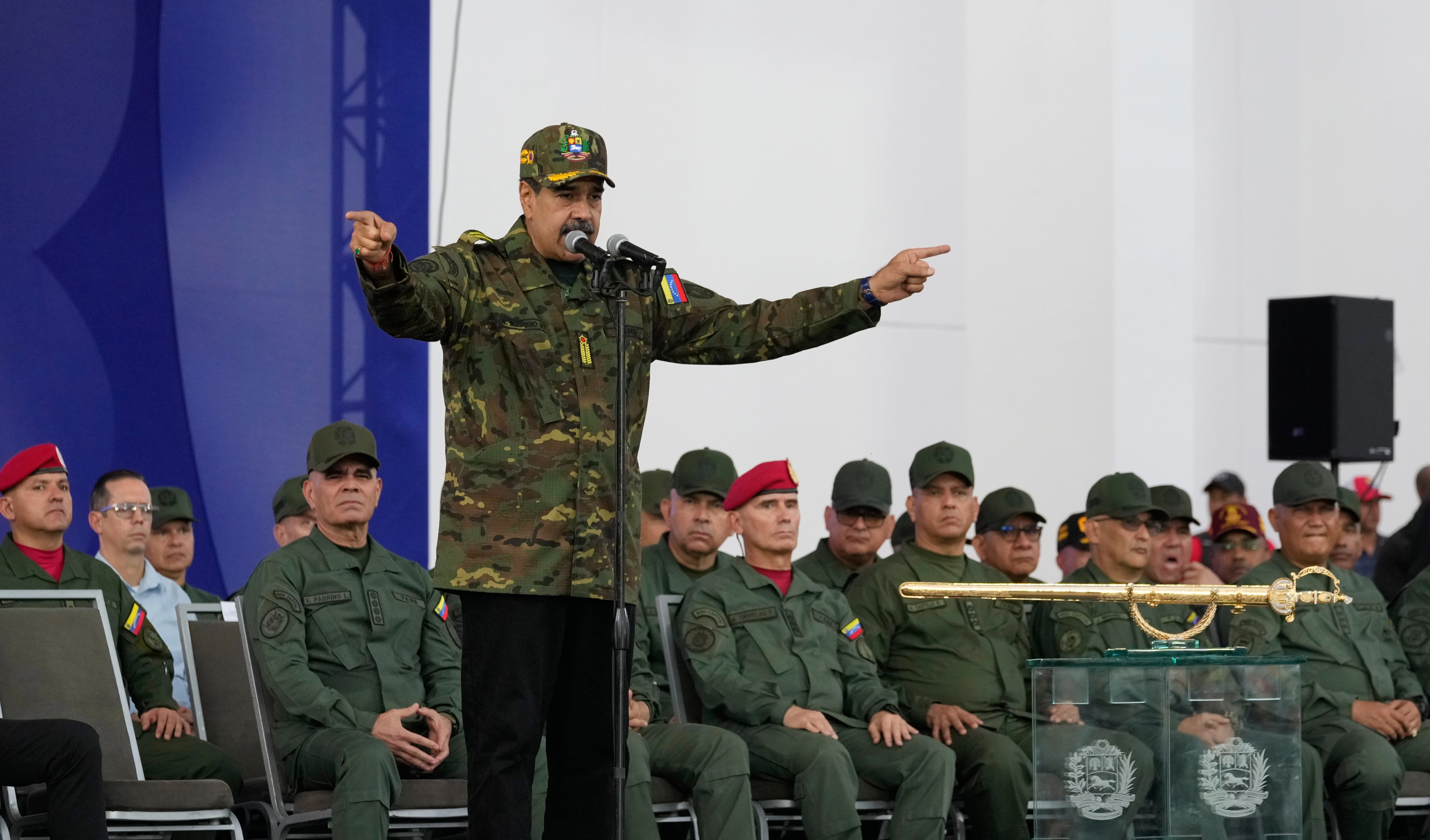 Amid rising tensions, Maduro touts Venezuela’s defense strength