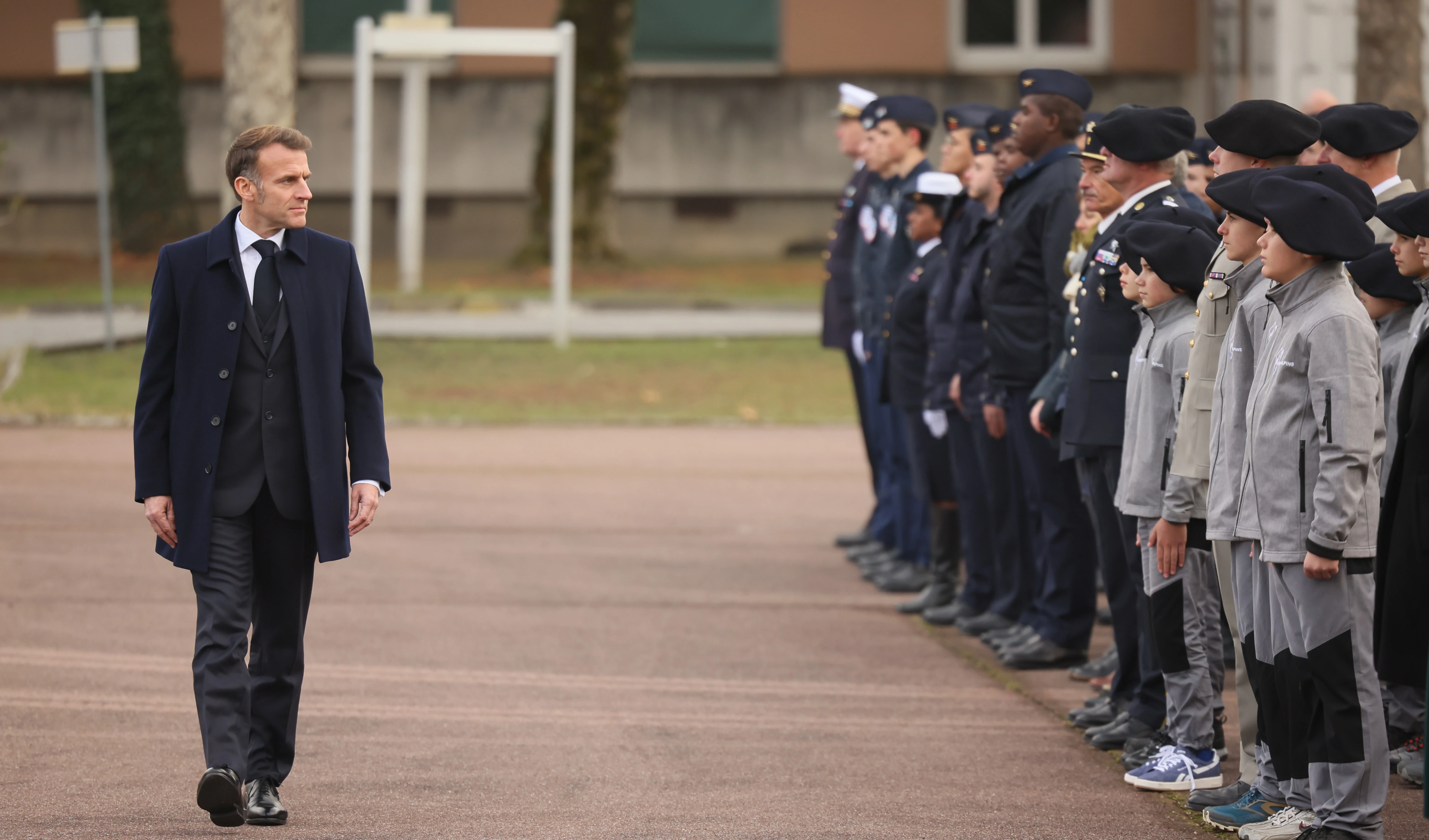 Macron says France to restore voluntary military service