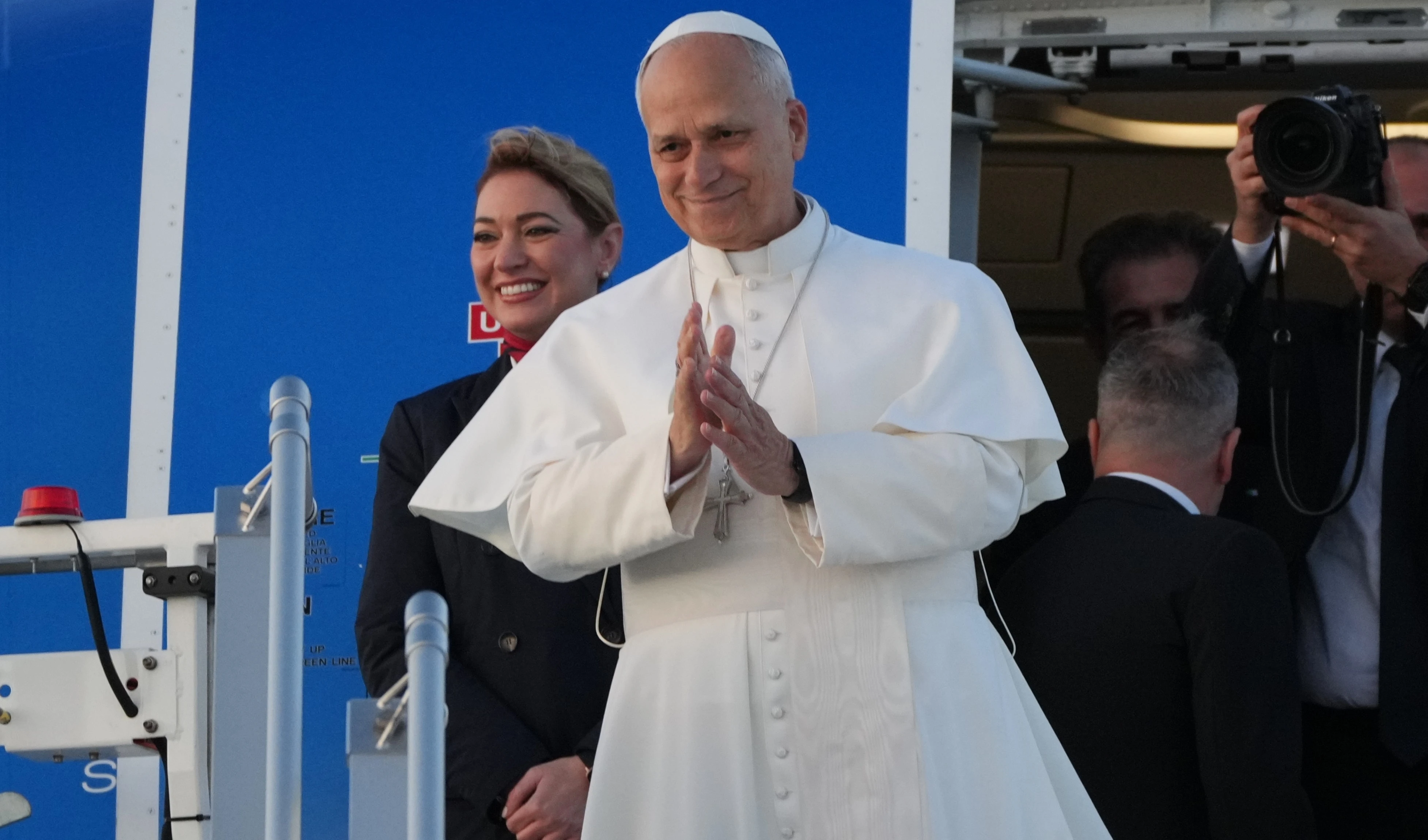 Pope Leo begins first overseas trip in Turkey, emphasizing unity