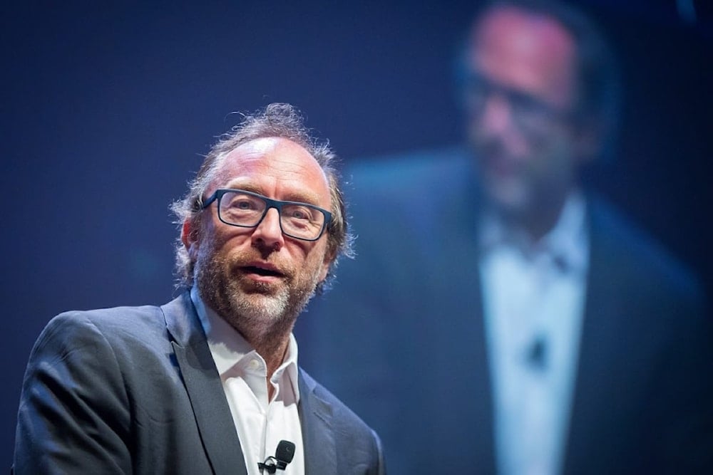 Jimmy Wales speaking in Montreal, April 11, 2016. (AP / PA Images)