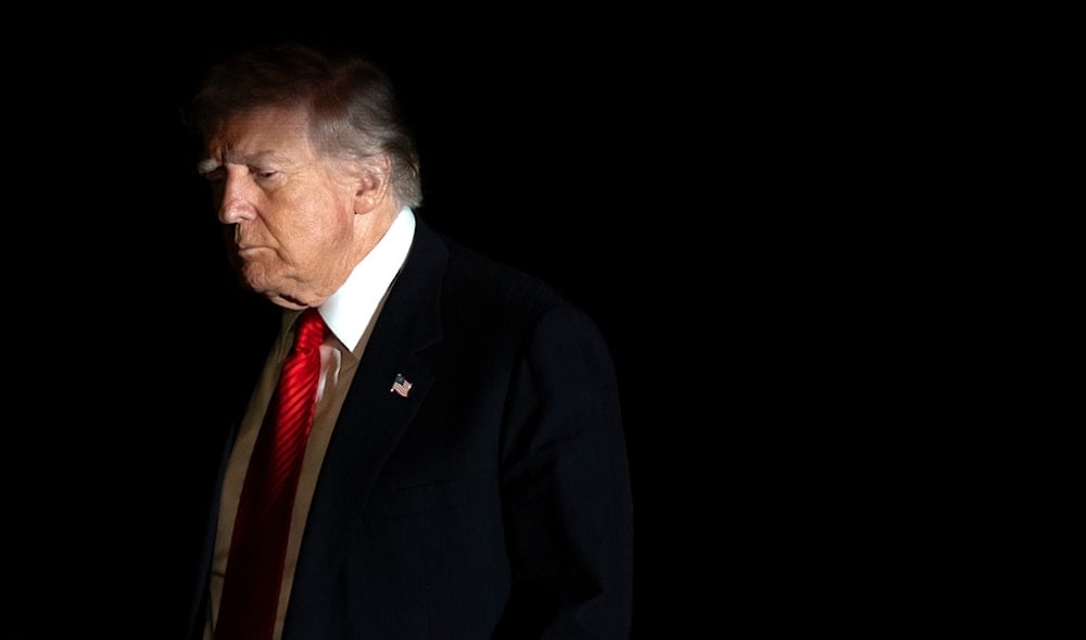 President Donald Trump walks across the South Lawn of the White House, Sunday, Nov. 2, 2025. (AP)