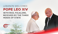 Lebanon welcomes Pope Leo XIV with rice, folklore, received by the three Heads of State