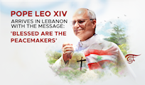 Pope Leo XIV arrives in Lebanon with the message: 'Blessed are the peacemakers'
