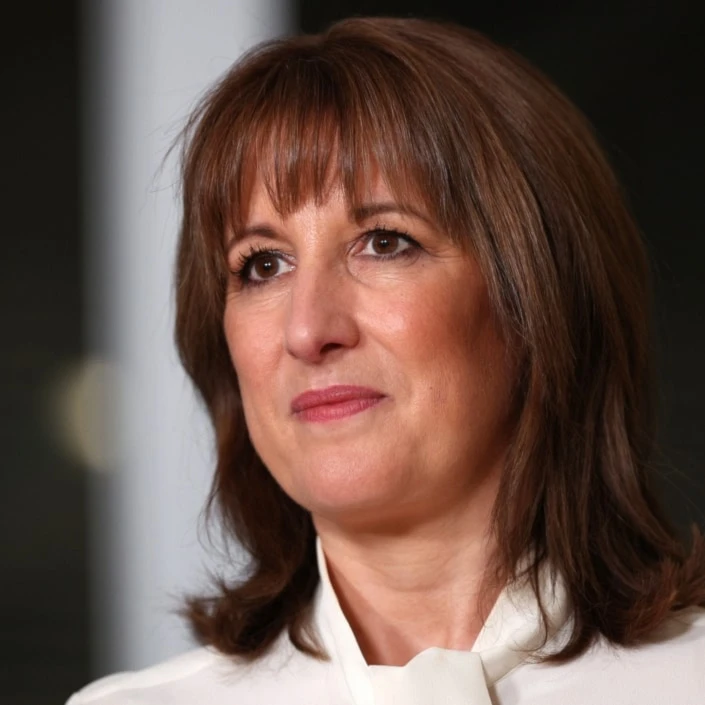 Britain's Chancellor of the Exchequer Rachel Reeves speaks to nurses and members of the media during a visit to University College London Hospital in London, Wednesday, Nov. 26, 2025. (AP)