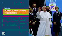 Pope Leo XIV lands in Lebanon