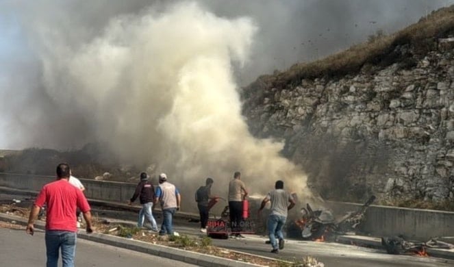 Israeli drone strike hits a car in South Lebanon, casualties reported