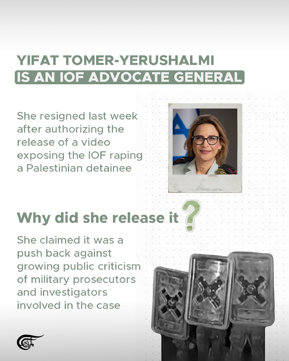 'Israel's' top military lawyer arrested for...