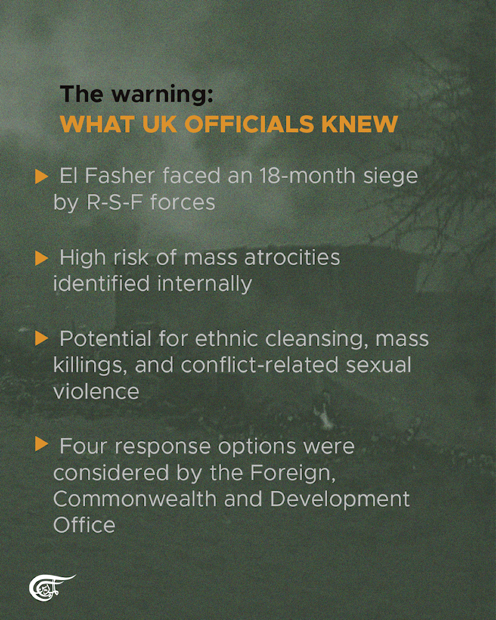 UK chose cost over lives in Sudan: How budget cuts shaped the UK's response to El Fasher crisis