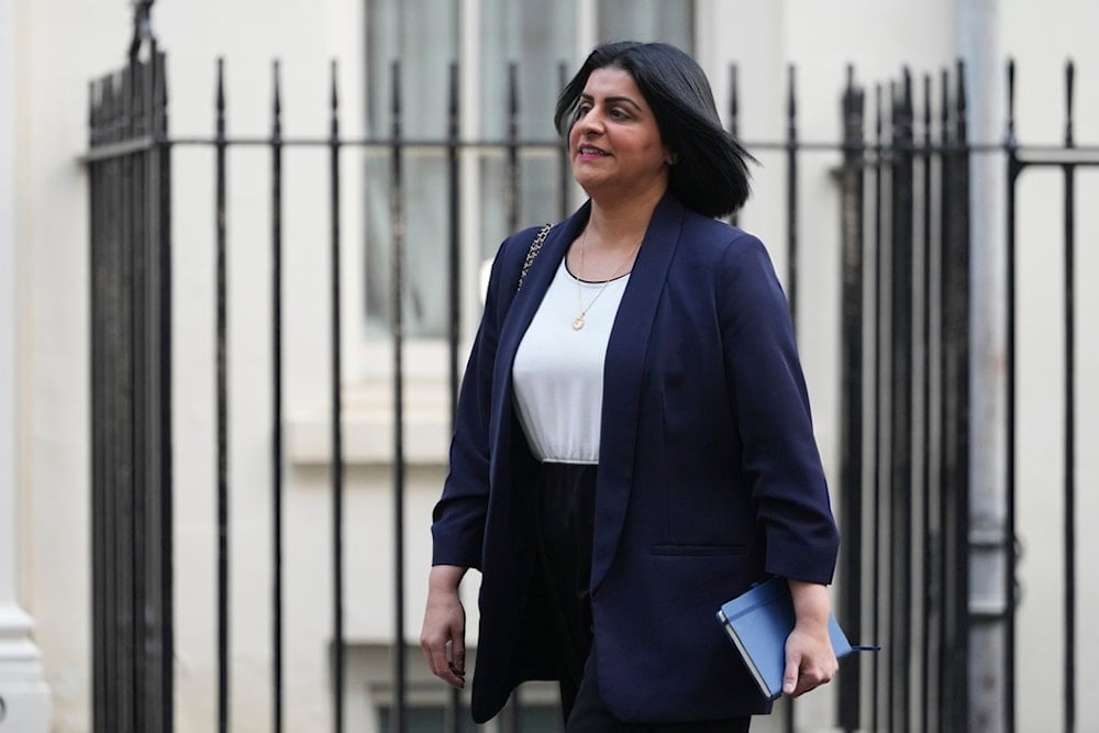 Britain's Home Secretary Shabana Mahmood departs 10 Downing Street in London, Wednesday, Nov. 26, 2025. (AP Photo/Kirsty Wigglesworth)