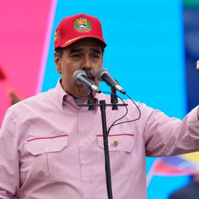 Venezuelan President Nicolas Maduro addresses supporters during a swearing-in event for government-organized community committees at the presidential palace in Caracas, Venezuela, Monday, December 1, 2025 (AP)