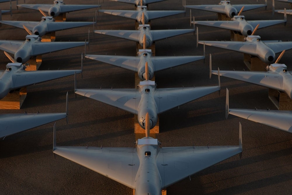 Undated image of a US drone fleet published (X/@CENTCOM)