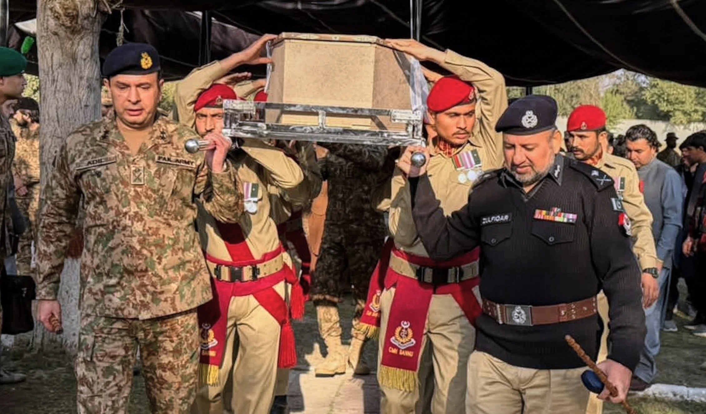 A Senior official and 3 others were killed in militant ambush in northwestern Pakistan.