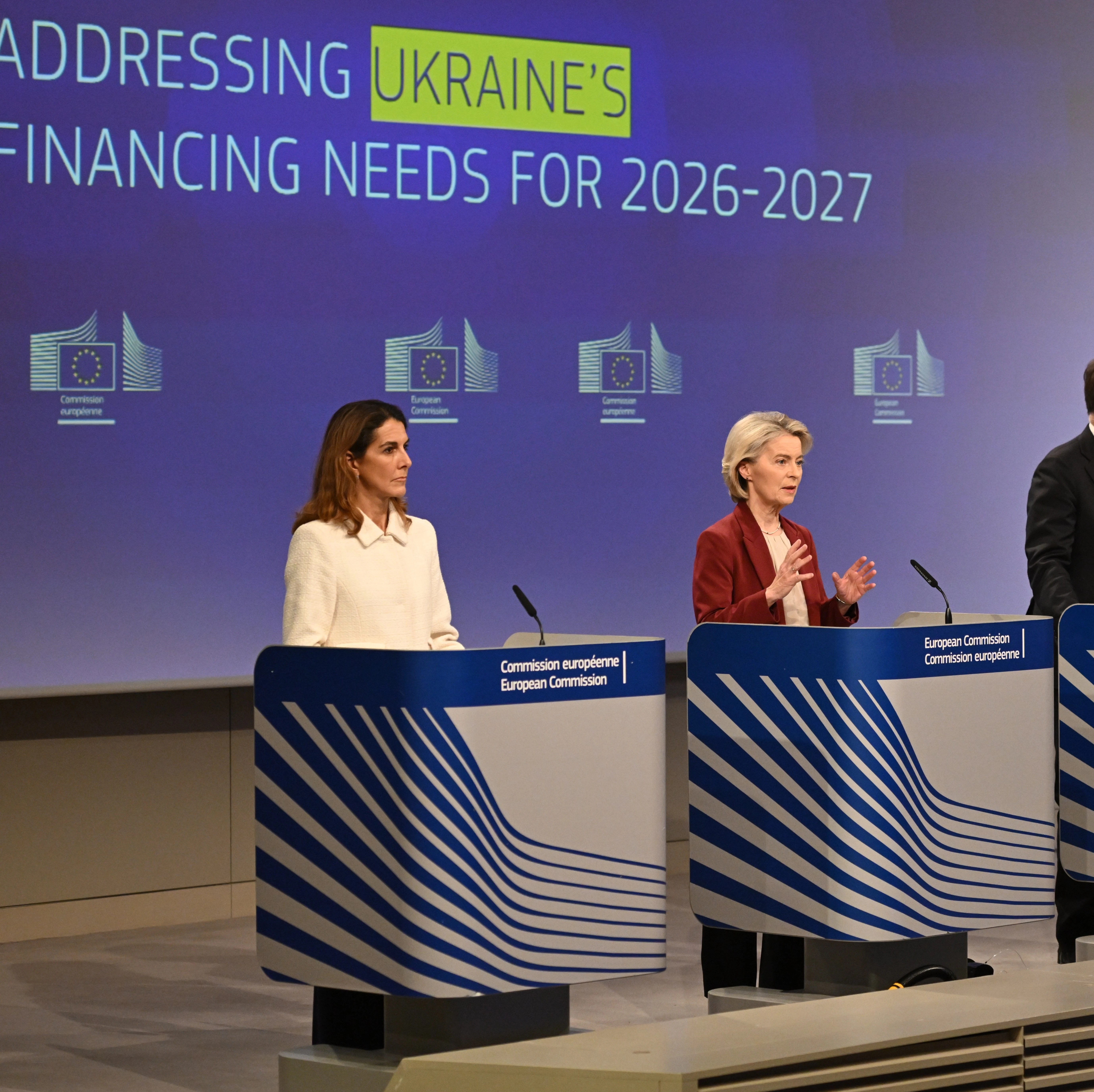 Belgium blocks an EU plan to tap frozen Russian assets for Ukraine.