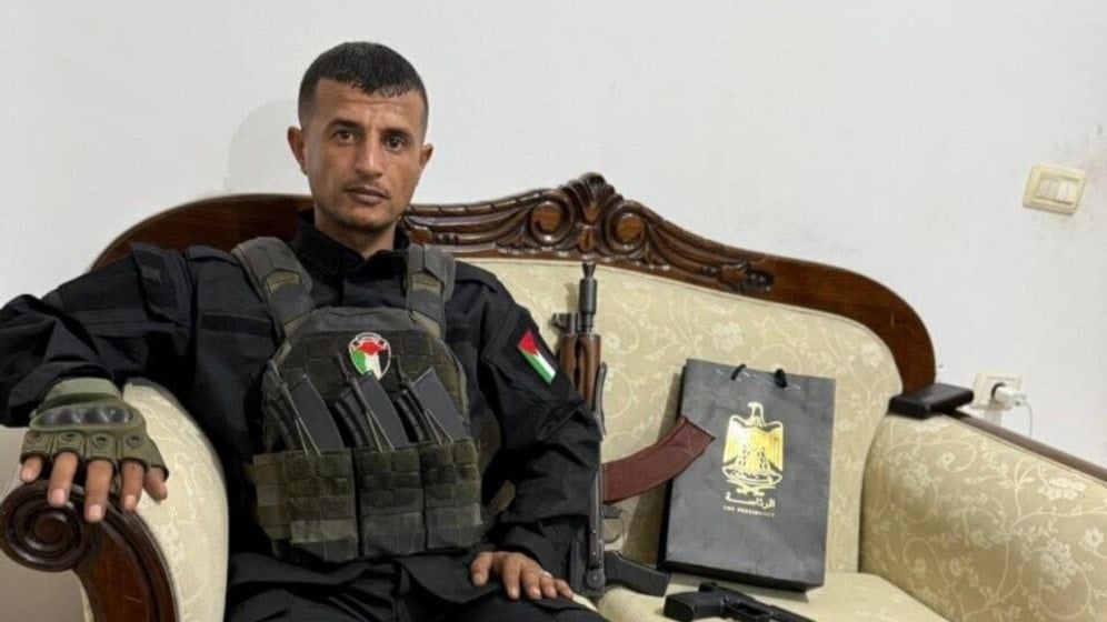 Yasser Abu Shabab, leader of the Popular Forces collaborator militia, in an undated photo, Gaza, Occupied Palestine (social media)