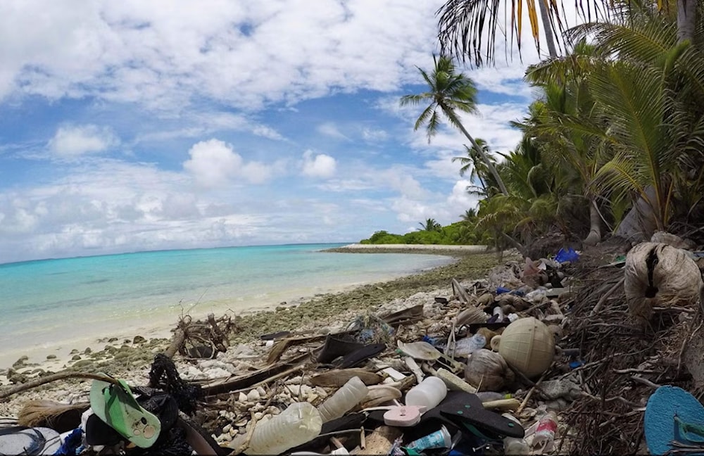 Idyllic Australian islands choked with 414 million pieces of plastic. (AFP via Getty Images)