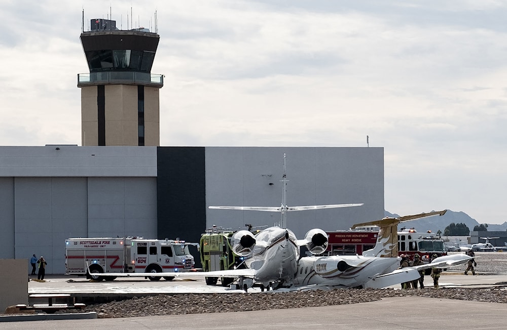 One killed, four injured in Arizona airport business jet crash