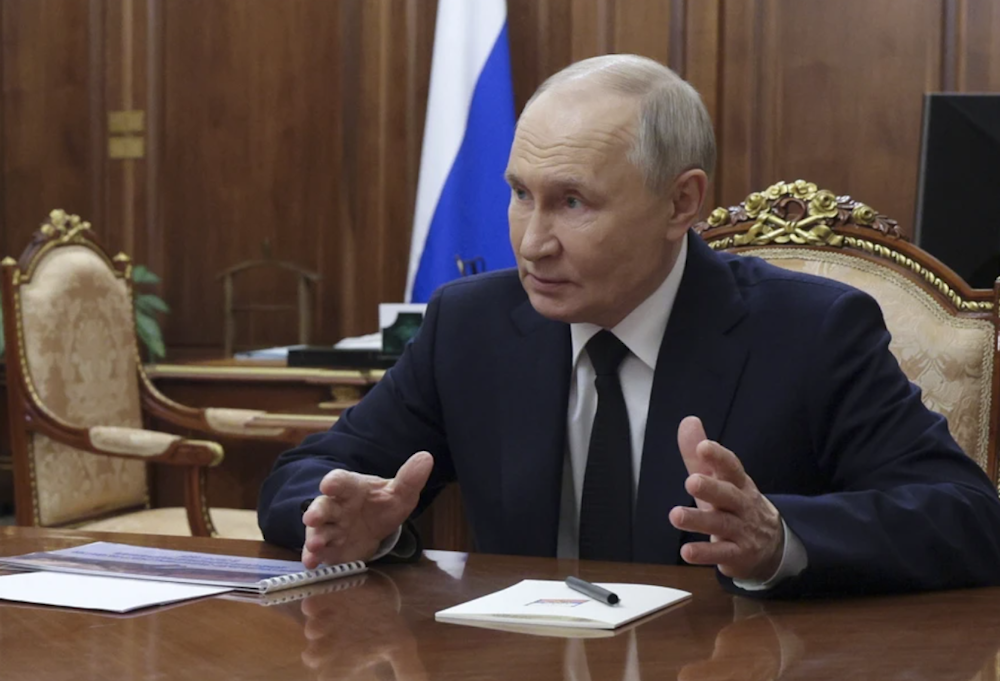 Putin emphasizes principled position for Syria's unity, sovereignty