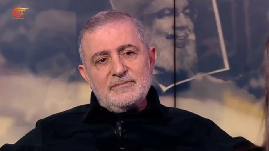 Wafiq Safa, head of Hezbollah's Liaison and Coordination Unit, during an interview with Al Mayadeen, which aired on February 17, 2025 (Al Mayadeen screengrab)