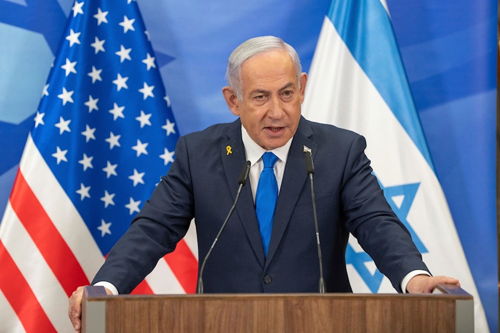 Israeli Prime Minister Benjamin Netanyahu attends a joint news conference with U.S. Secretary of State Marco Rubio, Feb. 16, 2025 (AP)