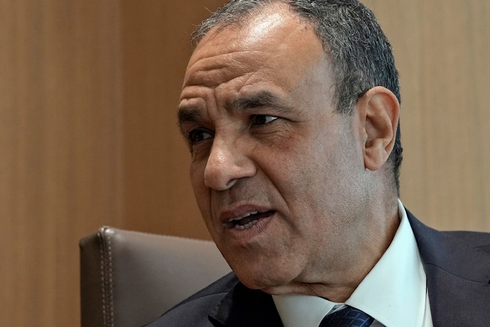 Egyptian Foreign Minister Badr Abdelatty attends his meeting with Lebanese caretaker Prime Minister Najib Mikati in Beirut, Lebanon, Friday, Jan. 31, 2025. (AP Photo/Bilal Hussein)