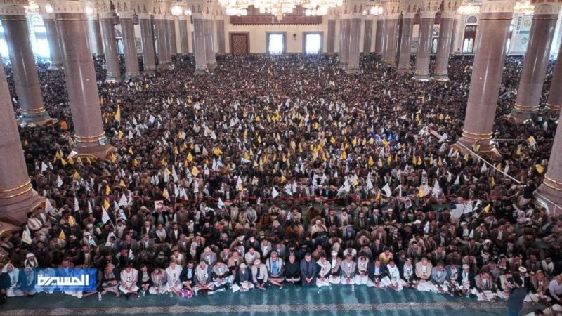 A symbolic funeral and commemoration ceremony for Sayyed Hassan Nasrallah and Sayyed Hashem Safieddine was held at Al-Shaab Mosque in the Yemeni capital, Sanaa