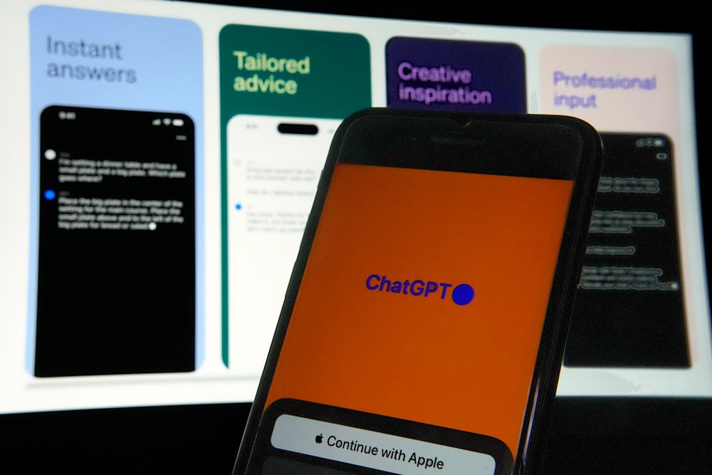 OpenAI's ChatGPT app is displayed on an iPhone in New York, on May 18, 2023. (AP)