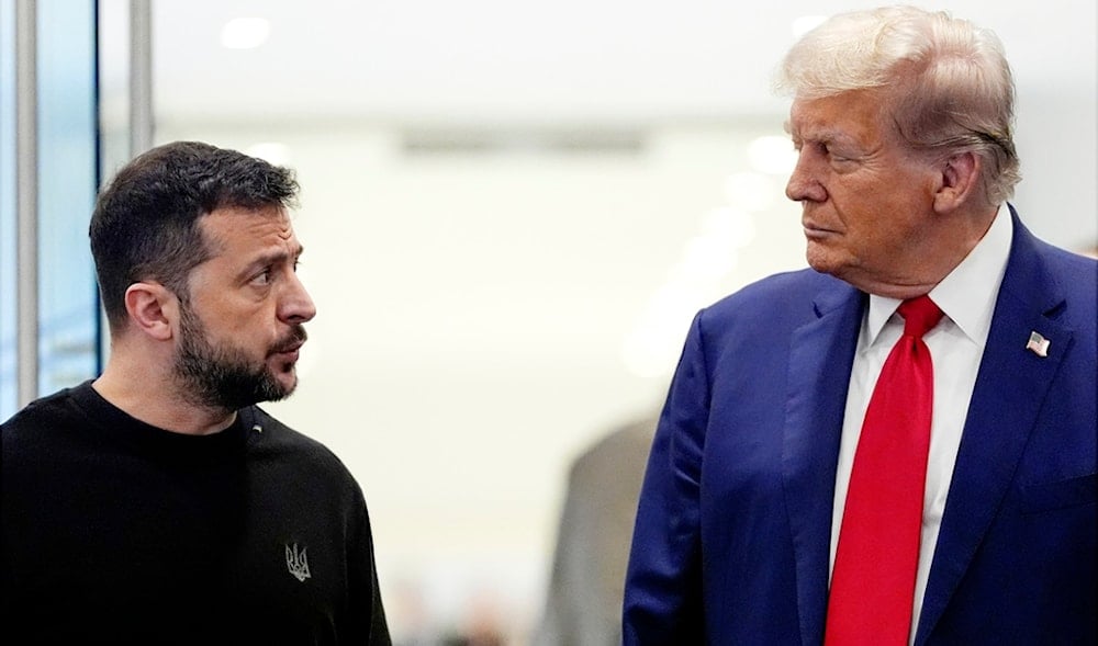  President Donald Trump meets with Ukrainian President Volodymyr Zelensky at Trump Tower, Sept. 27, 2024, in New York. (AP)