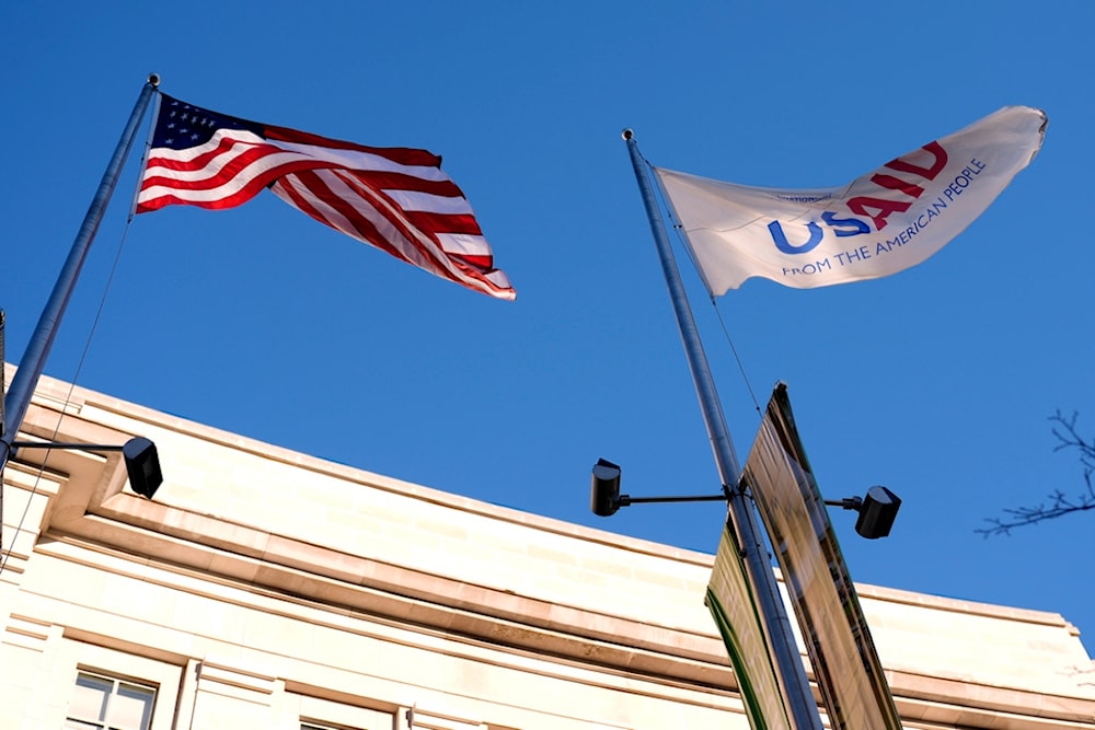 The U.S. Agency for International Development, or USAID, is pictured Saturday, Feb. 1, 2025, in Washington. (AP Photo/Carolyn Kaster)