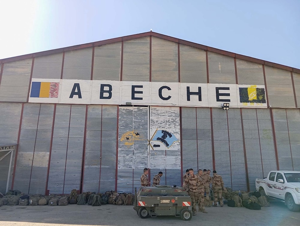 This undated picture shows a frontal view of Abéché military base in Chad. (@IsralMutombo11)