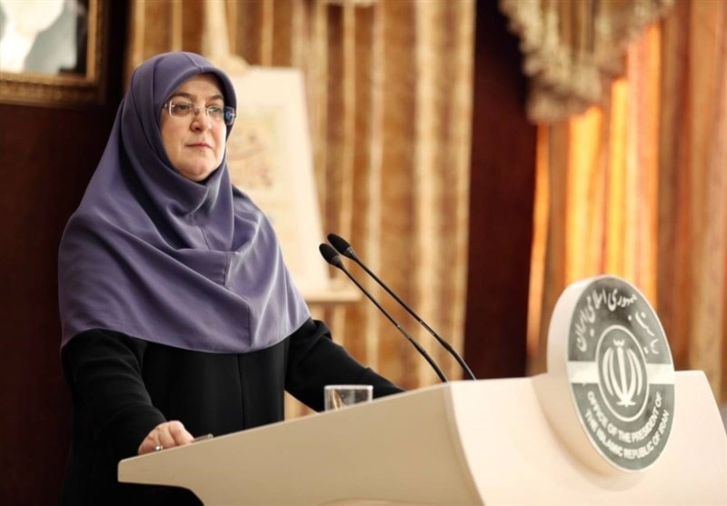 Spokeswoman for the Iranian administration Fatemeh Mohajerani. (Tasnim)