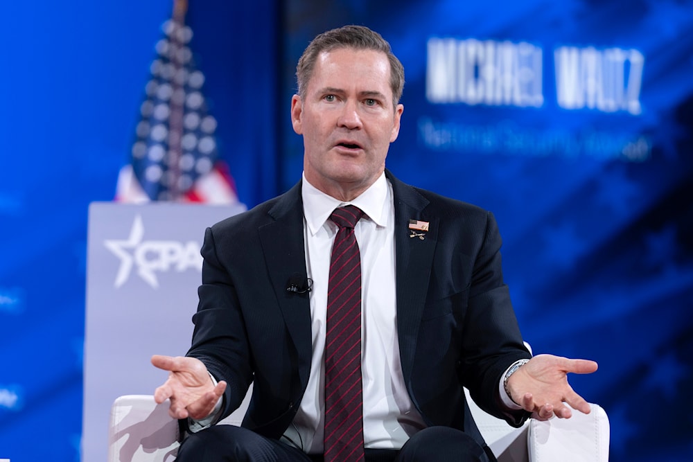  White House national security adviser Mike Waltz speaks at the Conservative Political Action Conference, CPAC, at the Gaylord National Resort & Convention Center, Friday, Feb. 21, 2025, in Oxon Hill, Md. (AP)