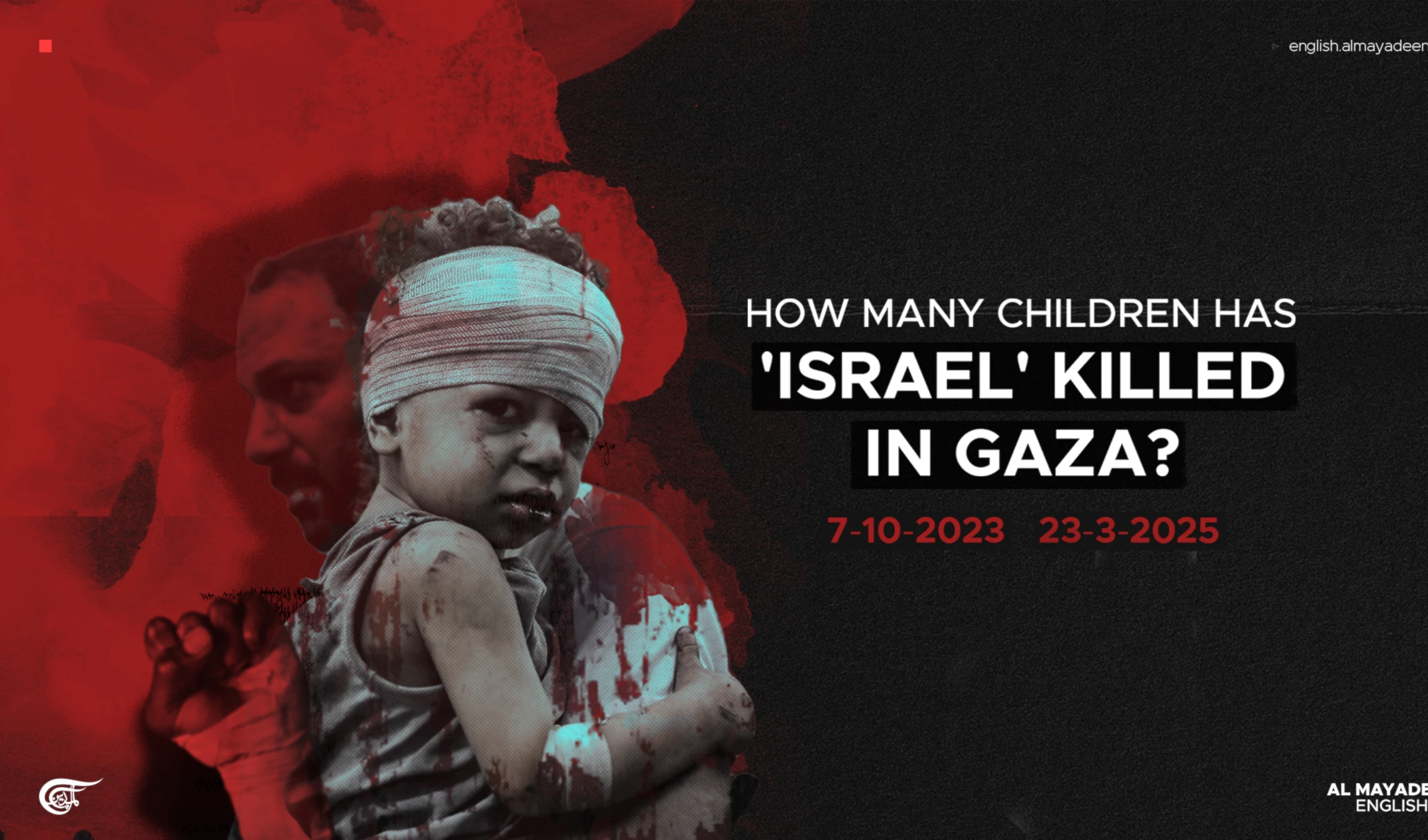How many children has 'Israel' killed in Gaza?