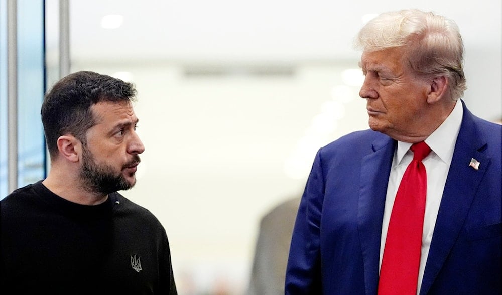 President Donald Trump meets with Ukrainian President Volodymyr Zelensky at Trump Tower, Sept. 27, 2024, in New York. (AP)