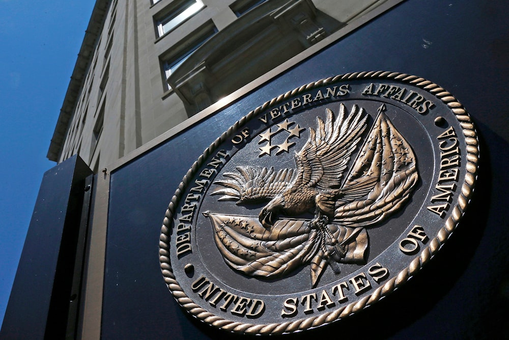 This June 21, 2013, file photo, shows the seal affixed to the front of the Department of Veterans Affairs building in Washington. (AP)
