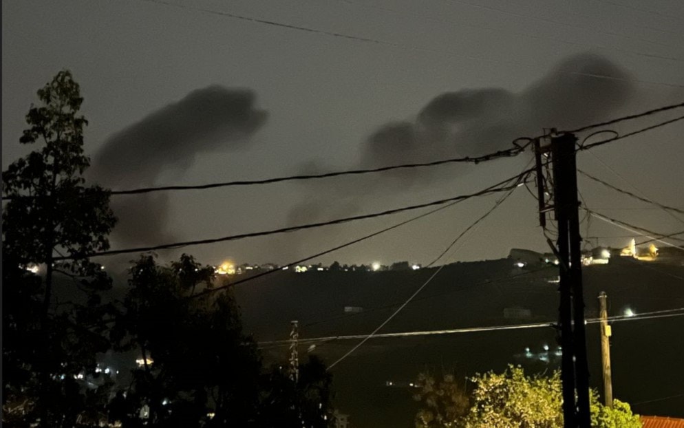 'Israel' conducts 28 airstrikes on southern Lebanon