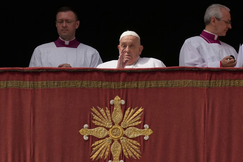 Pope Francis calls for Gaza ceasefire in Easter message amid recovery