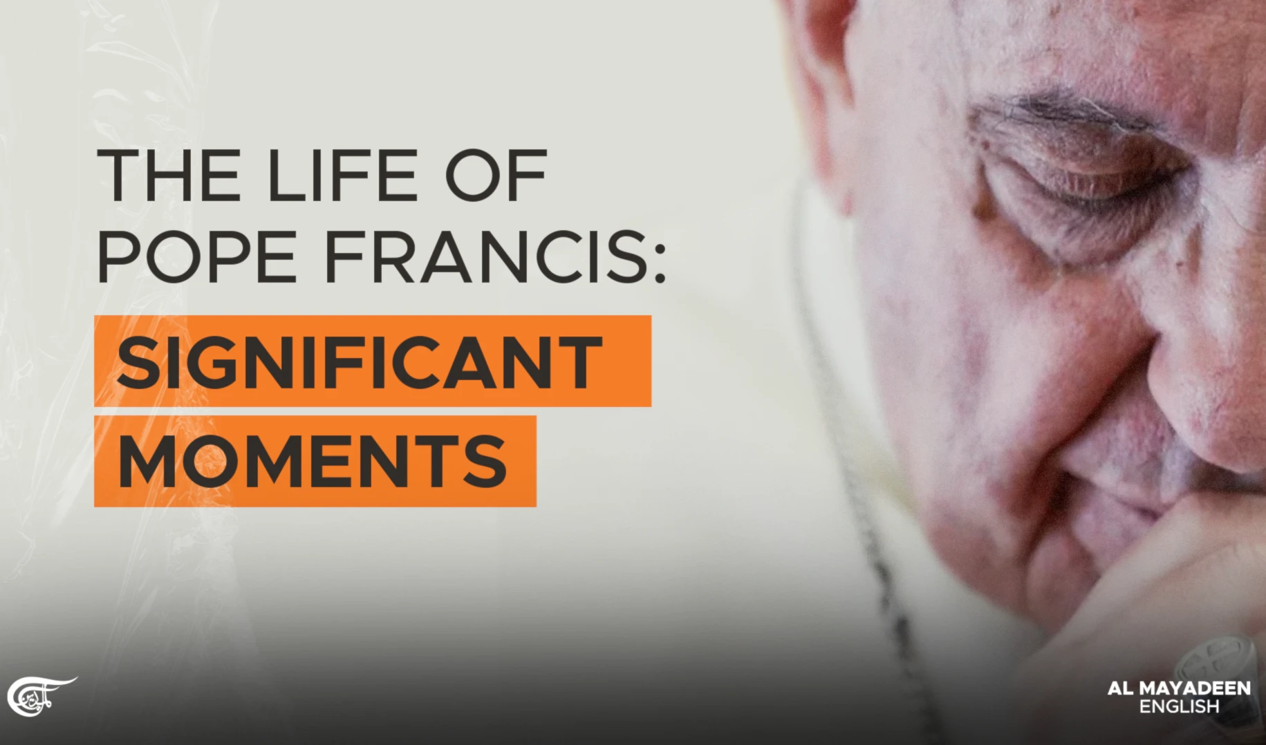 The life of Pope Francis: Significant moments