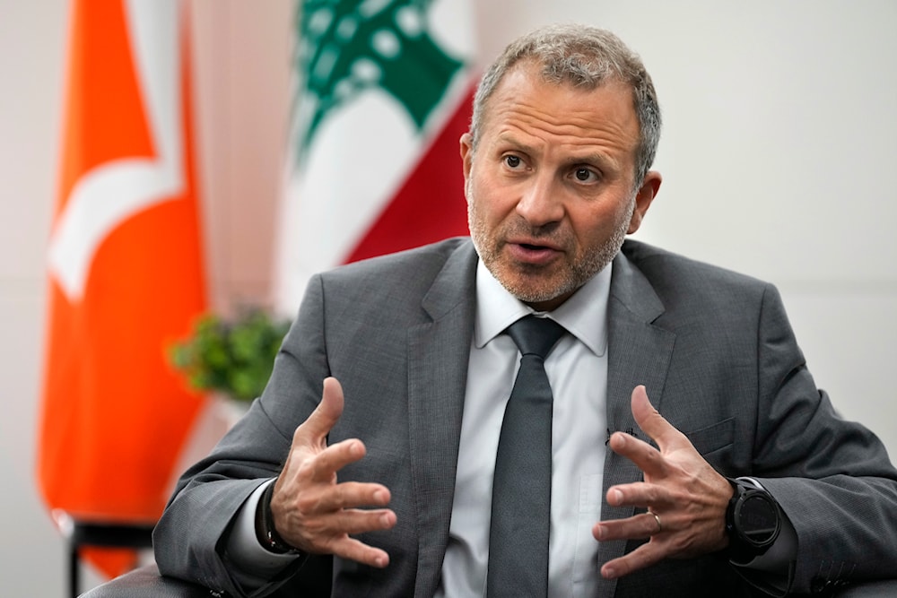 Lebanon's Bassil calls for return of 'army of Syrian refugees'