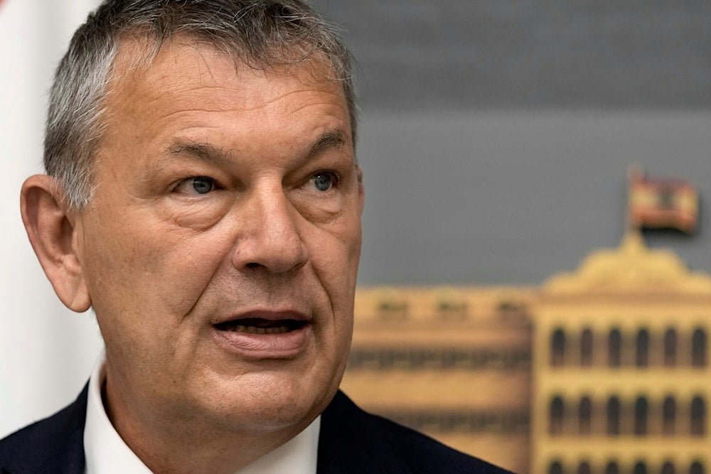 Commissioner-General of the U.N. agency for Palestinian Refugees Philippe Lazzarini speaks during a news conference in Beirut, Lebanon, May 27, 2024.